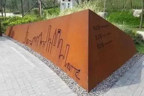 琼山耐候钢挡土墙
